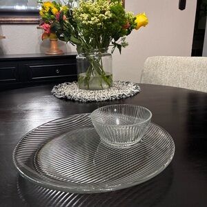 2 Piece Chip & Dip Set 13” Platter & Bowl
